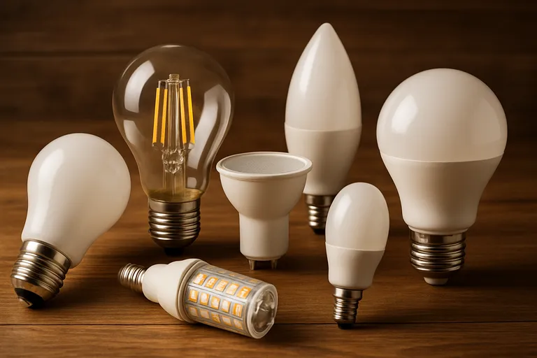 Assortiment LED lampen Action: typen en fittingen