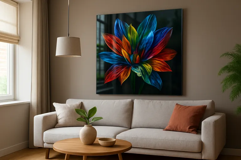 Breng licht, kleur en diepte in huis met kunst op glas
