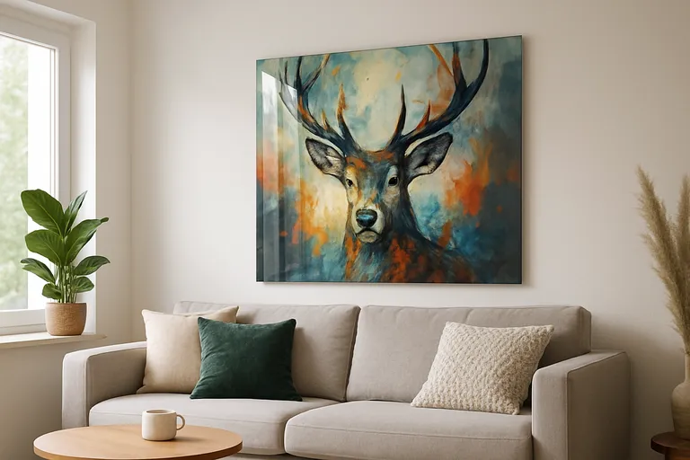 Het juiste glas schilderij kiezen voor je interieur