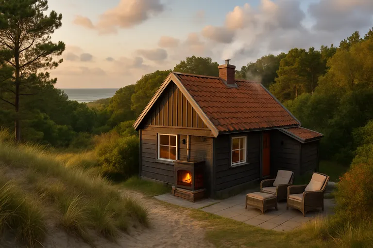 Kom tot rust in een knus huisje op vlieland tussen duin, bos en zee