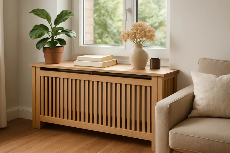 Maak van je radiator een blikvanger met een ombouw die sfeer brengt zonder warmteverlies