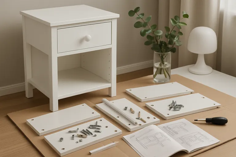 Montage, styling en onderhoud van nachtkastjes IKEA