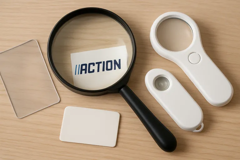 Scherp zien voor een kleine prijs met het vergrootglas van Action