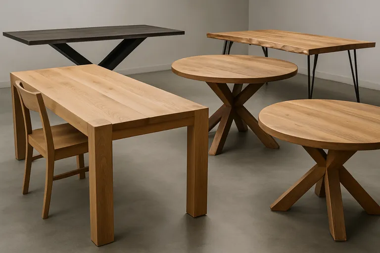 Soorten eettafels die je in de outlet vindt