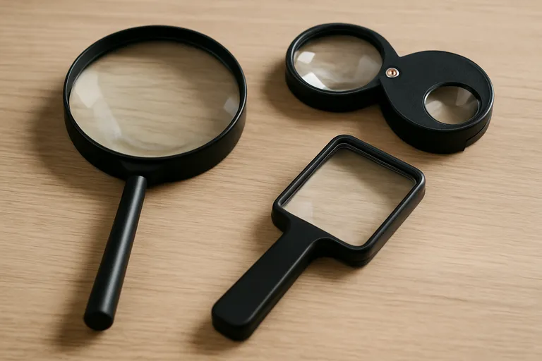 Typen vergrootglazen bij Action