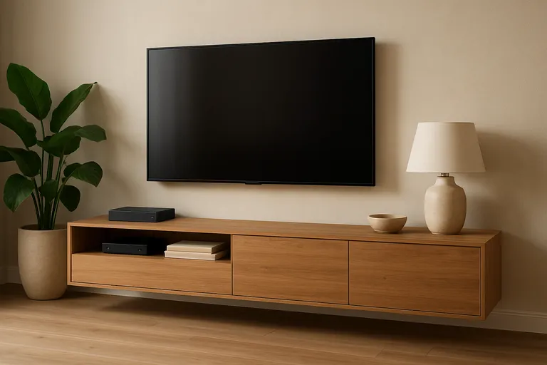 Van lege muur naar blikvanger met een zwevend wandmeubel op maat