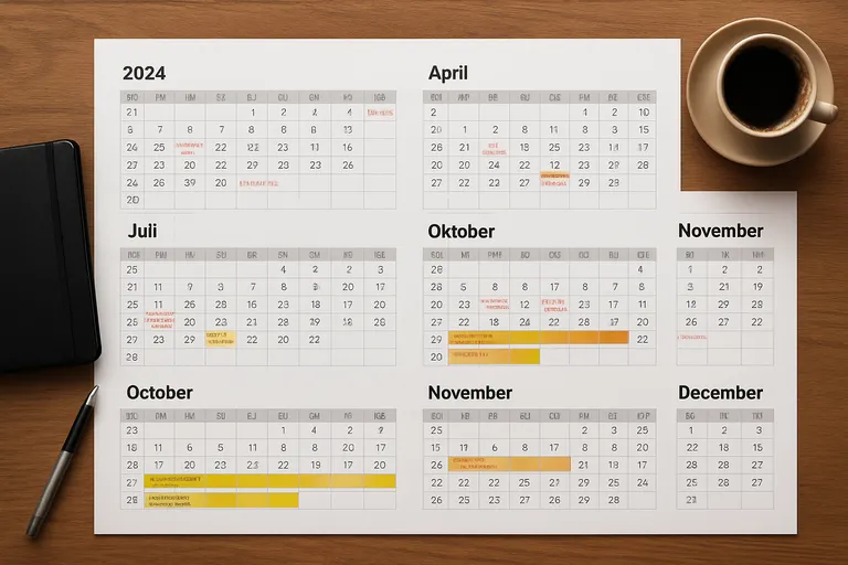 Van week tot week: je jaar slim gepland met weeknummers, feestdagen en vakanties