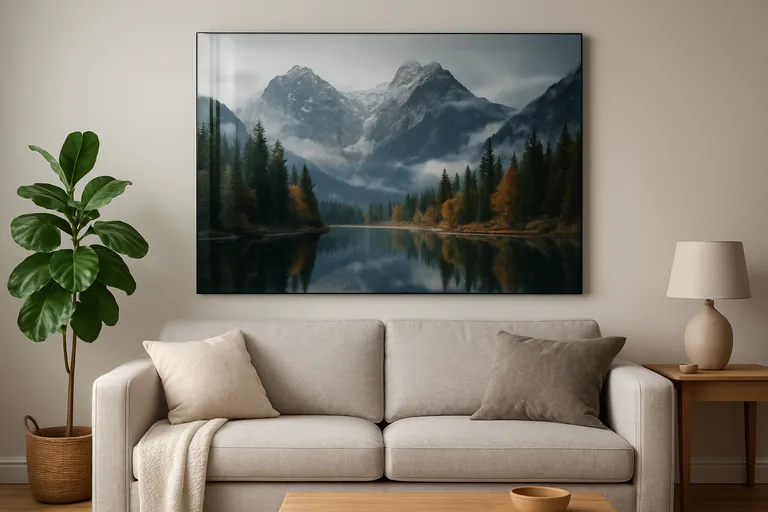 Wat is een glas schilderij?